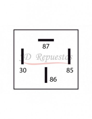 Mini Relay 12v Conexion Ford / 4 Term...
