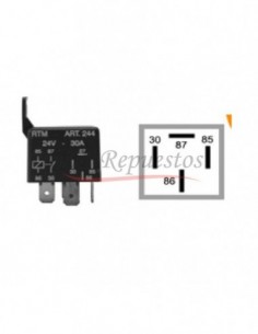 Mini Relay 24v Conexion...