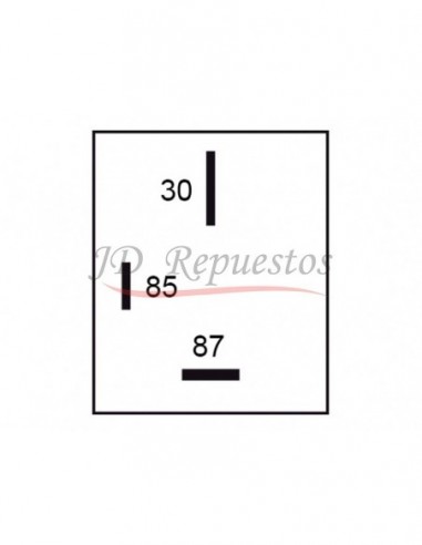 Mini Relay 12v / 3 Term / Con Soporte