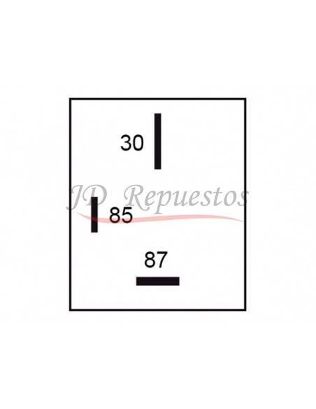 Mini Relay 12v / 3 Term / Con Soporte