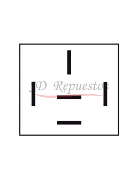Mini Relay 12v / 5 Term / Con Soporte / Inversor