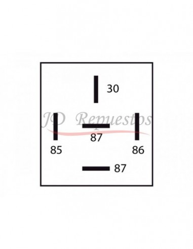 Mini Relay 12v / 5 Term / Sin Soporte