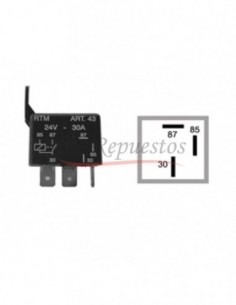 Mini Relay 24v / 3 Term /...