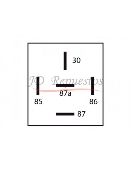 Mini Relay 24v / 5 Term / Con Soporte / Inversor