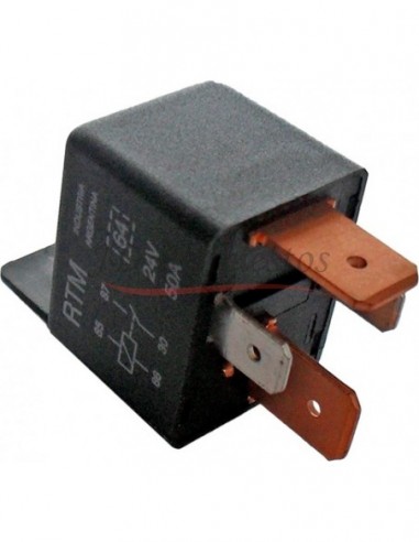 Mini Relay 24v / 4 Term / 9.5mm / Con...