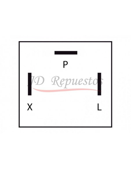Destellador Electronico 12v / 3 Term / Con Soporte