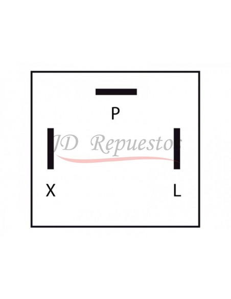 Destellador Electronico 12v / 3 Term / Con Soporte / Alternativo