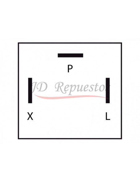 Destellador Electronico 24v / 3 Term / Con Soporte / Alternativo