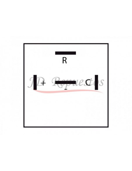 Destellador Electronico 12v / 4 Term / Sin Soporte