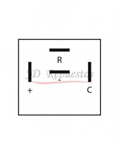 Destellador Electronico 12v / 4 Term...