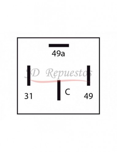 Destellador Electronico 24v / 4 Term...