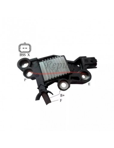 Regulador De Voltaje Tipo Bosch 12v 2p