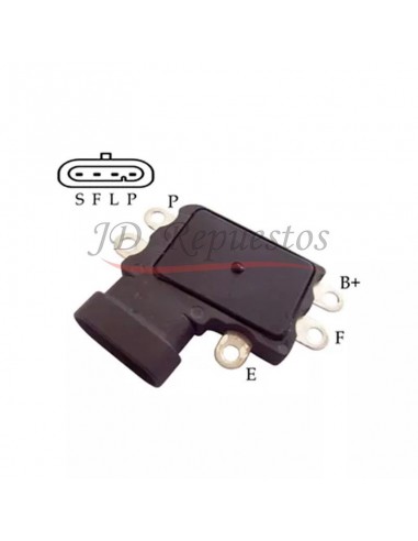 Regulador De Voltaje Tipo Delco 12v 4p