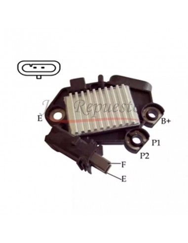 Regulador De Voltaje Tipo Valeo 12v 2p
