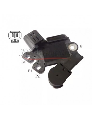 Regulador De Voltaje Tipo Valeo 12v 2p