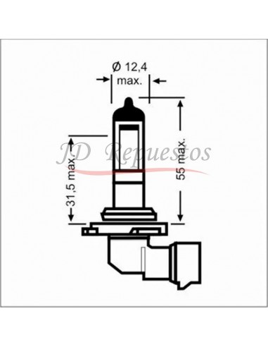 Lampara Faros Principales H10 Py20d...