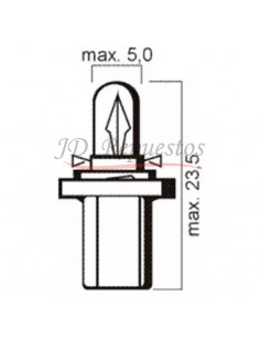 Lampara Tablero - T5 B8,3d...