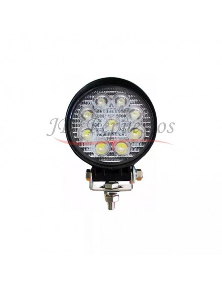 Faro Led Redondo - 27w - 9l - Flood