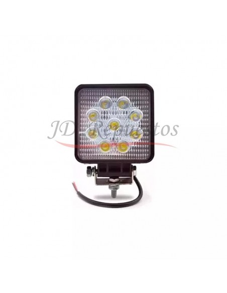 Faro Led Cuadrado - 27w - 9l - Flood