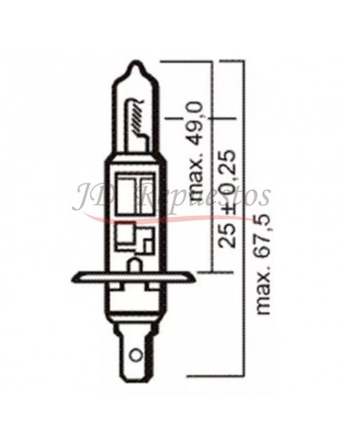 Lampara Faros Principales - H1 P14,5s... Lampara Faros Principales - H1 P14,5s...
