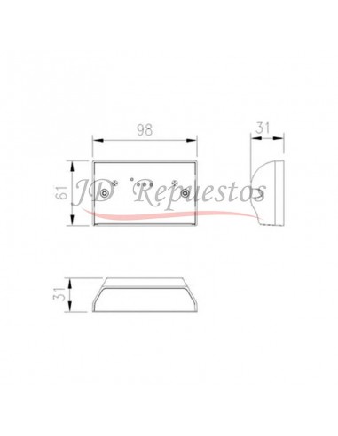 Juego De Faros Led Laterales - 12v -...