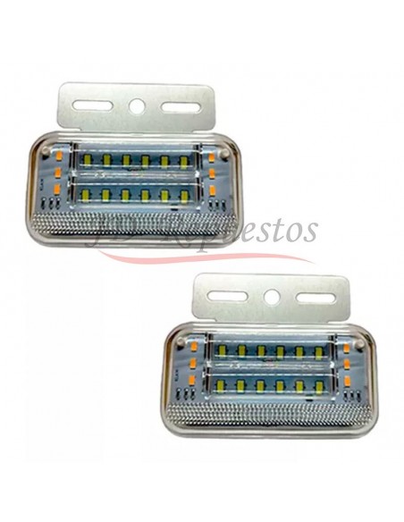 Juego De Faros Led Laterales - 12v - Blanco