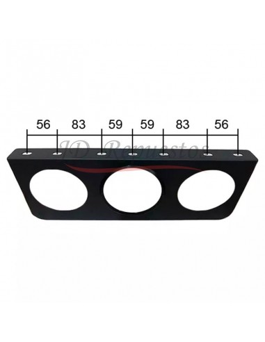 Placa De Metal Para Faro Triple