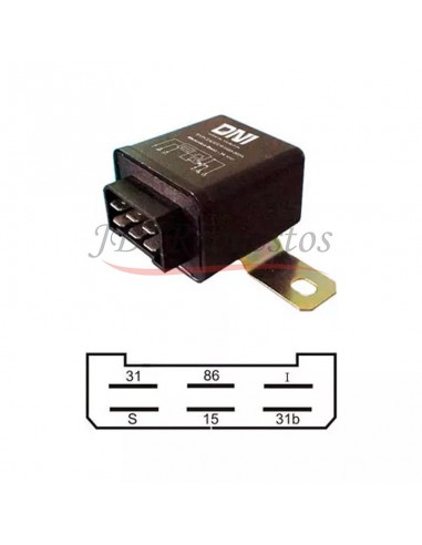 Rele Temporizador De Limpia-parabrisas 24v 6t