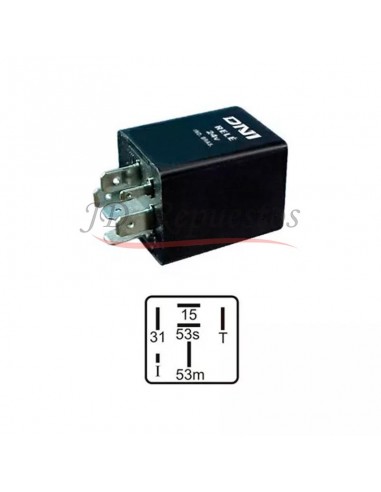 Rele Temporizador De Limpia-lavaparabrisas 24v 6t
