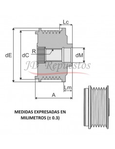 Polea De Rueda Libre Para...
