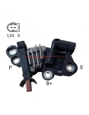 Regulador De Voltaje Tipo Bosch 12v 2p