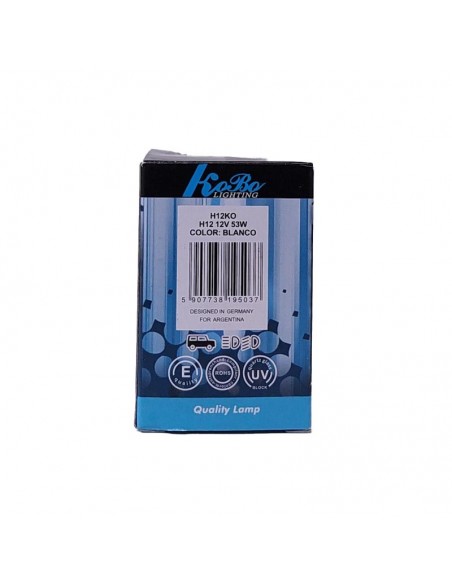 Lampara H12 12v 53w  (codigo Anterior: H12ko)