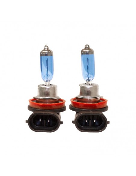 Lampara H8 12v 55w Sky Line X 2 + 2 Led T10 Canbus Azul Frio  (codigo Anterior: Kh8sk)