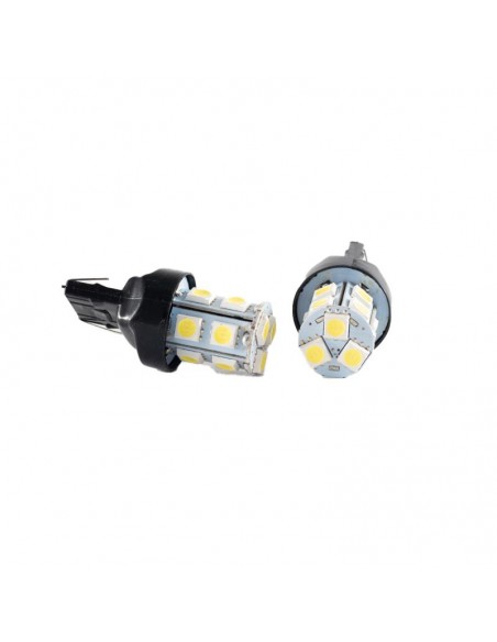 Leds Señalizacion Smd T20 - 1156 (1141 - 1156 - P21w Sin Culote) 1 Polo 13 Led 5050 Smd - Blanco 12v X 2 Unidades