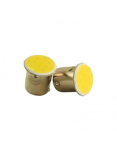 Leds Señalizacion Cob 1034 - 1157 - P21/5w - Cob - Plana - 3w 12v  X 2 Unidades