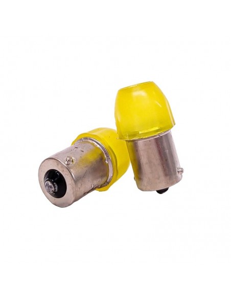 Led Ceramik 67 / 1003 / 1141 - 1156 - P21w Led Ceramik 5630 Flash -ambar 12v