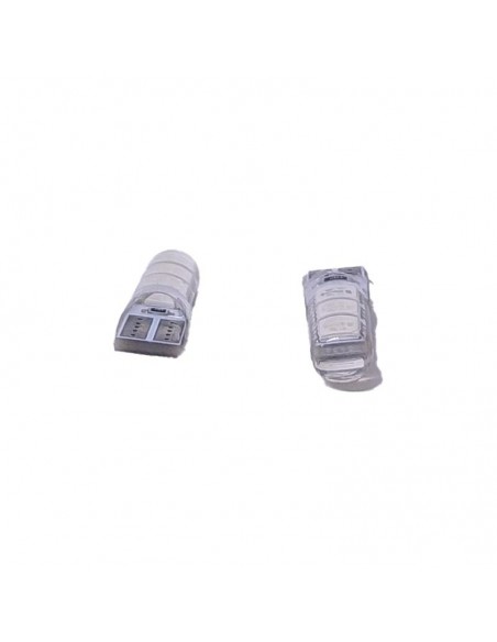 Led Señalizacion Silica2821 - T10 - W5w - 6 Led 2835 Siliconado Canbus Rojo 12v  X 2 Unidades