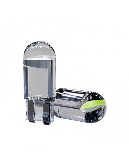 Led Senalizacion Cristal2821 - T10 - W5w - Cristal New Generation Verde 12v  X 2 Unidades