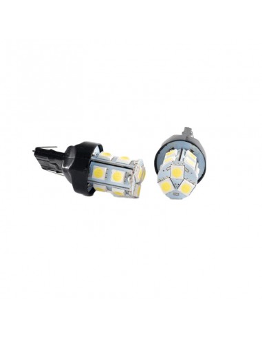 Led Señalizacion Smd1141 - 1156 - P21w 1 Polo 13 Led 5050 Smd - Blanco 24v X 2 Unidades