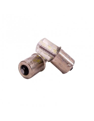Led Señalizacion Silica67 / 1003 / 1141 / 1156 - P21w 6 Led 5050 Siliconado Blanco 24v  X 2 Unidades
