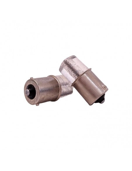 Led Señalizacion Silica1141 - 1156 - P21w 12 Led Cob Silica - Rojo  24v  X 2 Unidades