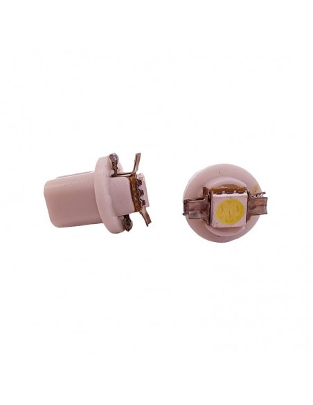 Leds Señalizacion Smd 2722 1 Smd 5050 - 24 V Con Portalampara Color: Blanco  X 2 Unidades