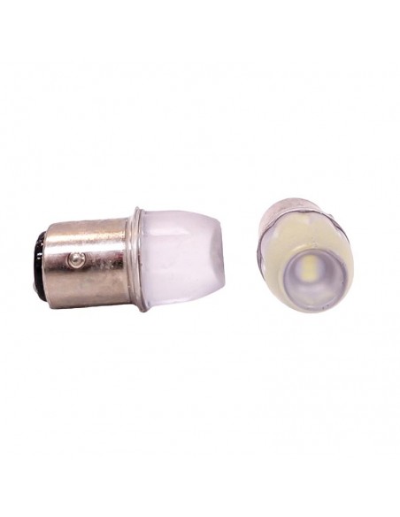 Led Señalizacion Ceramik Blister X2 - 1034 / 1157 / P21/5w Led Ceramik 5630 Flash - Blanco 24v X 2 Unidades