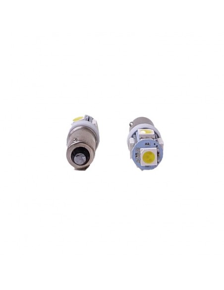 Led Señalizacion Smd53 - T4w - Ba9s 5 Smd 5050 Smd - Blanco 24v -  X 2 Unidades