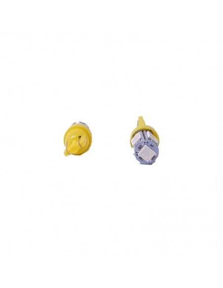 Led Señalizacion Smd2821 - T10 - W5w 5 Smd 5050 Smd - Amarillo 24v-  X 2 Unidades