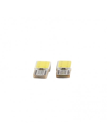 Led Señalizacion Silicaled 2821 - T10 - W5w Cob - Blanco 24v - 12 Chip Pastilla -  X 2 Unidades