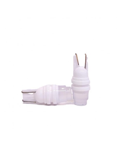 Led Señalizacion Ceramik 2821 - T10 - W5w Led Ceramik 2835 Azul 24v  X 2 Unidades