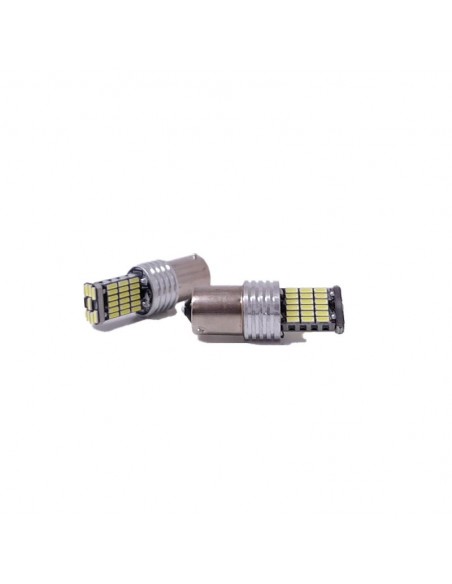 Led Señalizacion Canbus 1141 - 1156 P21w 1 Polo 45 Led 3014 Smd - Canbus - Blanco 12v  X 2 Unidades