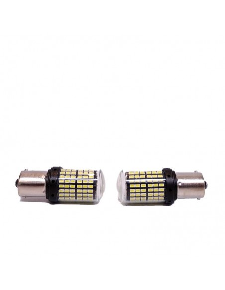 Led Señalizacion Csp Canbus1141 - 1156 P21w 1 Polo 144 Led - Canbus - Blanco 12v - 24v X 2 Unidades