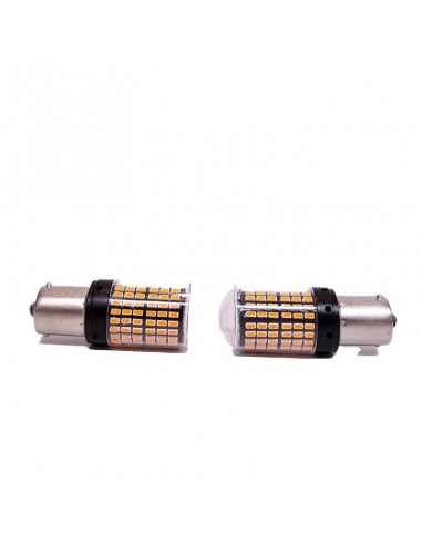Led Señalizacion Csp Canbus1141 - 1156 P21w 1 Polo 144 Led - Canbus - Ambar 12v X 2 Unidades